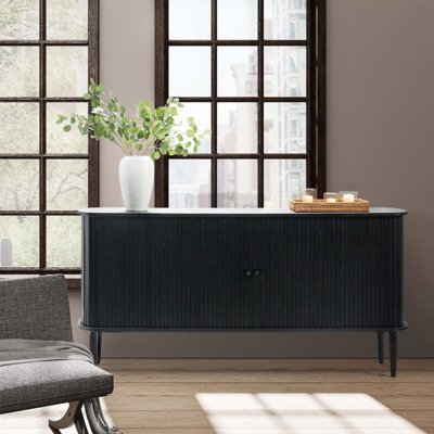 Celese 63'' Wide Sideboard with Adjustable Shelves and Wire Hole