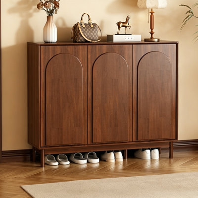 Armoire à chaussures 47,24 po Mid-Century