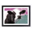 Cow in the Meadow in Abstract - Picture Frame Painting Print-55682905-55682904