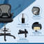 Inbox Zero Koeplin Mesh Drafting Chair-605479876
