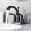 Stilleto Collection Double Handle 4" Centerset Lavatory Bathroom Sink Faucet with Drain Assembly - Matte Black-69934644