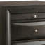 Table de chevet 2 tiroirs Grey Oak-923205876