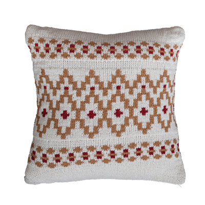 Geometric Cotton Throw Pillow