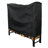 Genevieve Black Solid Firewood Log Rack Cover with PVC Backing - 4'-854370859