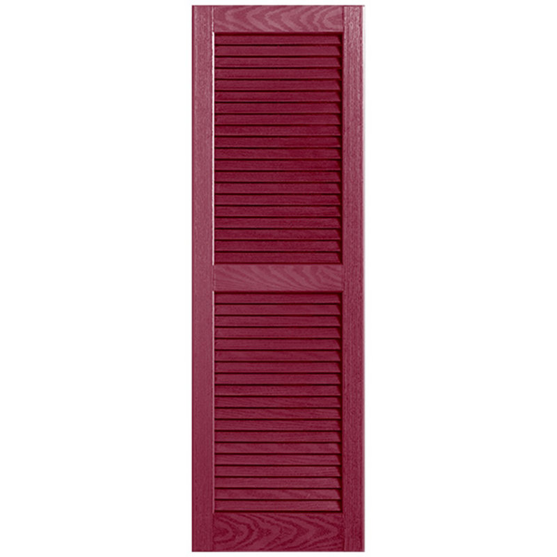 Paire de volets à persiennes droites, 9", Baie, 47 po