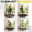Trampoline pliable YC de 40 po avec poignée - Standard - Ressort - Noir