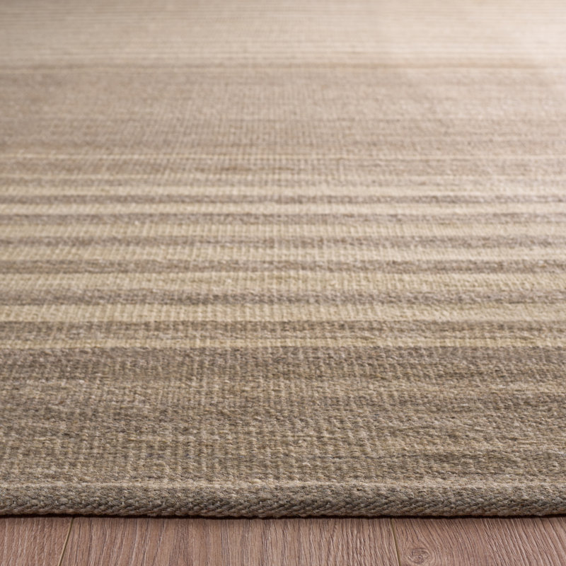 Ralph Lauren Bluff Point Stripe Wool Striped Rug, Rectangle 2' x 3'