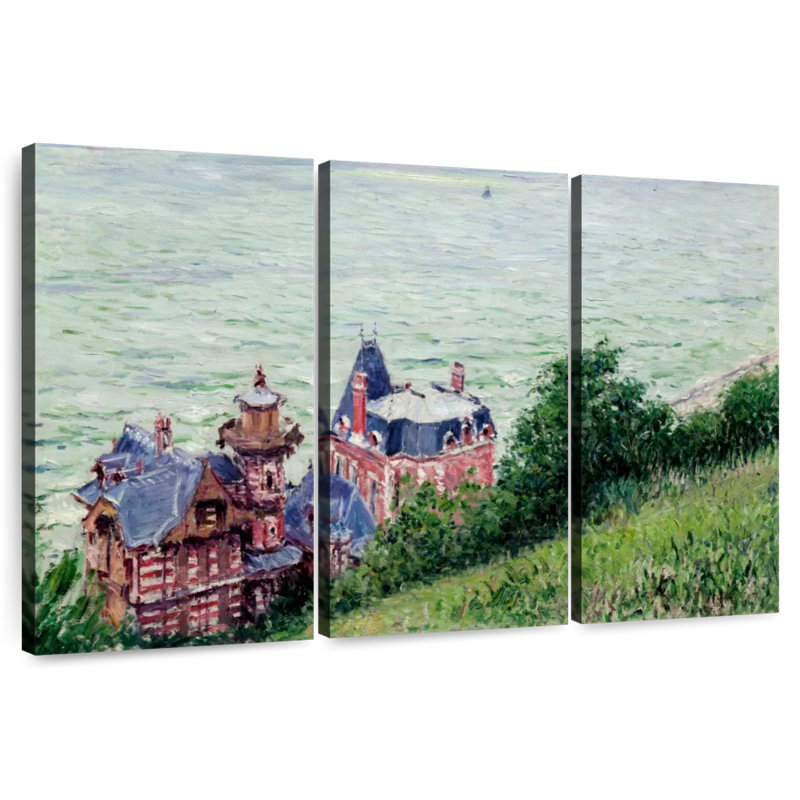 Les maisons de camion à Trouville, 1884, H 48 po x l 74 po