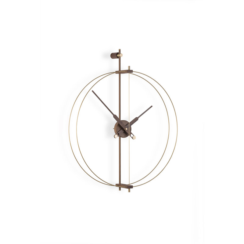 Metal Wall Clock, Gold