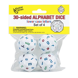 Alphabet Dice