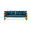 Lit de jour Long Beach avec éléments rustiques, bois, lit de jour Water-Fabrics, bois manufacturé et couches