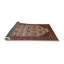 Tapis oriental rouge / gris / ivoire-1944387777