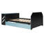 Lit de jour en bois avec couchette, bureau et port USB-261030520