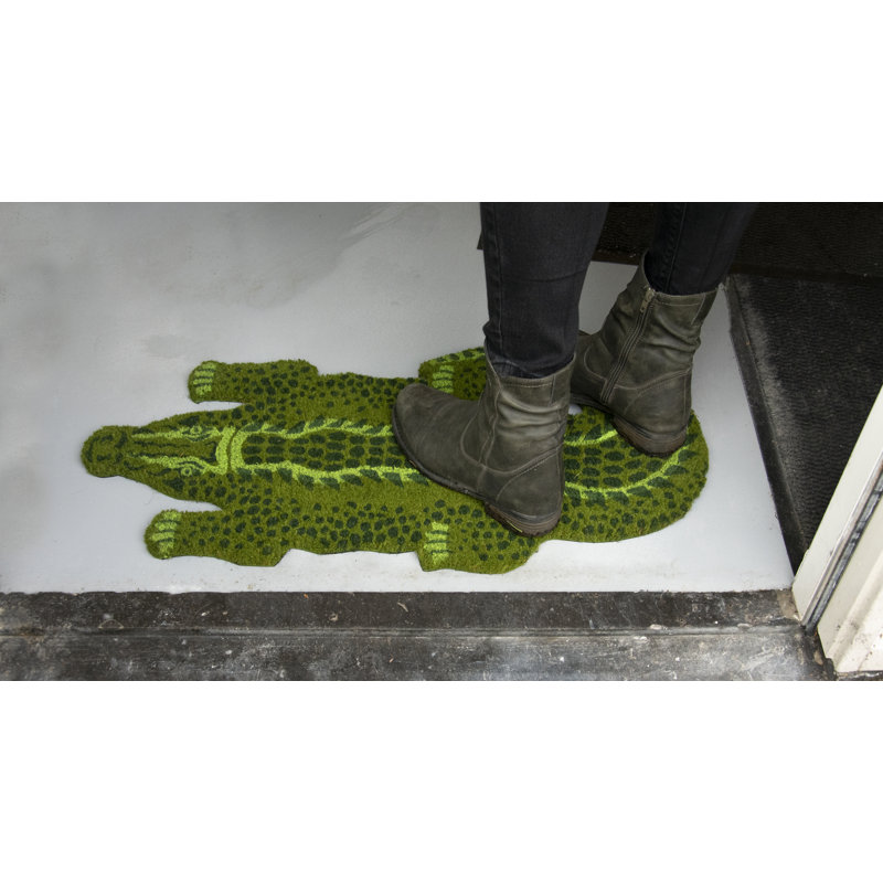 Coir Doormat Crocodile