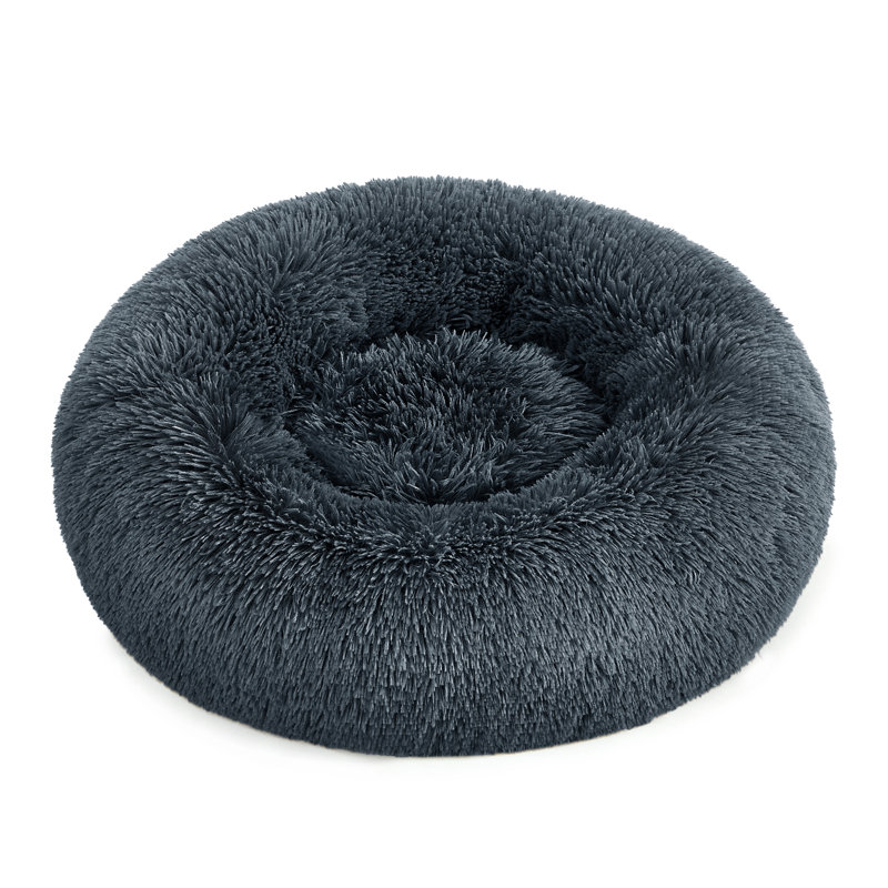 60x60x20cm Cotton Pet Bed, Dark Grey