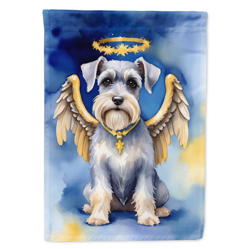 Schnauzer My Angel Garden Flag