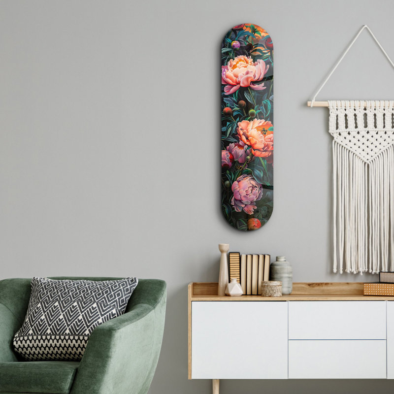 Peinture décorative en verre trempé