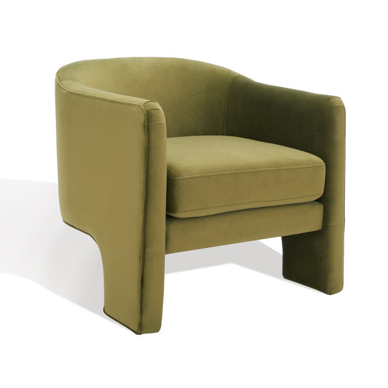 Fauteuil l 30,3 po Upland, Velours vert olive