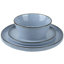 Famiware 12 Piece Plates and Bowls Sets, Dinnerware Sets-593113617