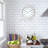 QXA801WLH Wall Clock, White-76030300