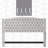 Elle Decor Celeste Tufted Upholstered Padded Headboard with Contemporary Button Tufting-21000039-31968816