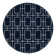 Glam Navy Blue Silver Area Rug