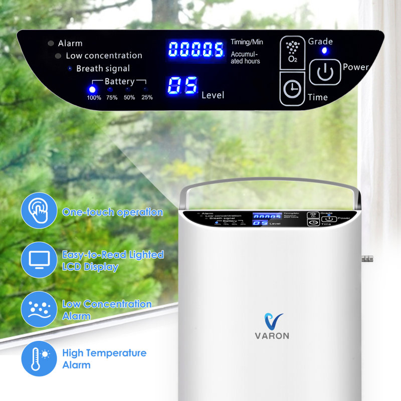 93% concentration O2 / machine réglable 1-5L avec générateur d'oxygène 
