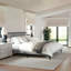 Lit plateforme en bois avec base tapissier Martha Stewart Jett-97967479-97967480
