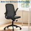 Chaise de bureau ergonomique à accoudoirs rotatifs-1653524262-1653524285