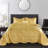 4 Piece Quilted Satin Bedspread Set-868298688-868318637