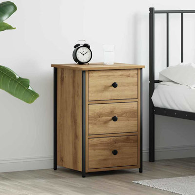 Bedside Cabinet With Drawer 40 X 36 X 60 Cm