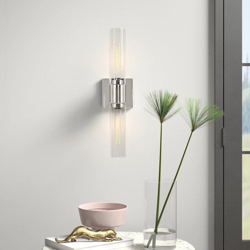 Anneruth Armed Sconce, Brushed Nickel