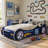 Supreme Energy Racing Car Bed with LED Wheel Lights