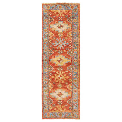Tapis unique en cuivre 2 pi 6 po x 7 pi 11 po Jules Serapi
