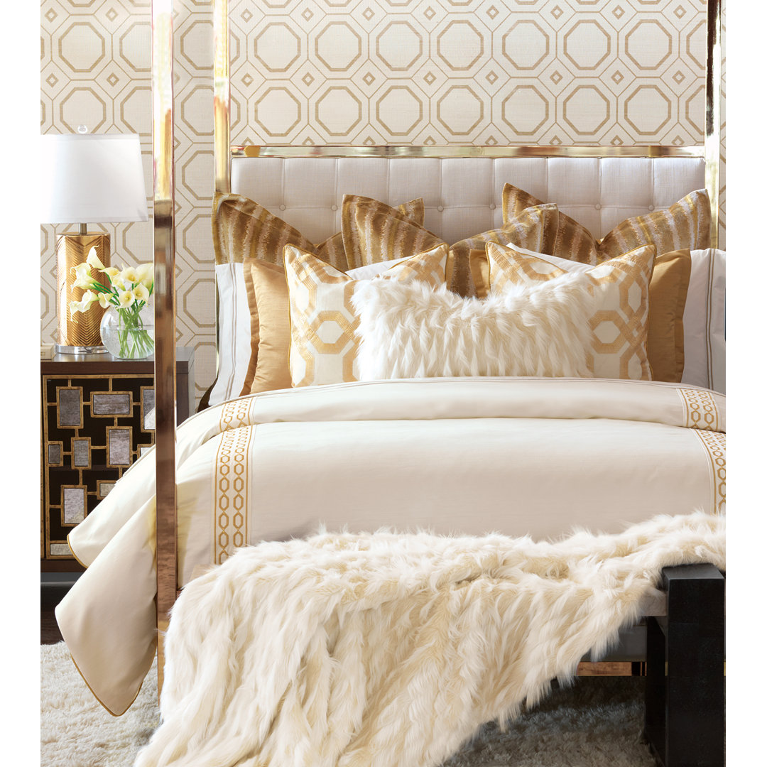 Luxe Glam Percale Duvet Cover Eastern Accents 