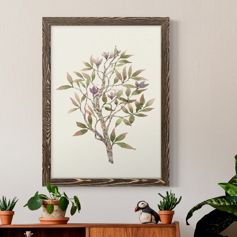 " Twig Study II ", Walnut Framed, 23" H x 32" W x 1" D