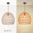 1-Light Rattan Pendant Light Single Natural-901810350