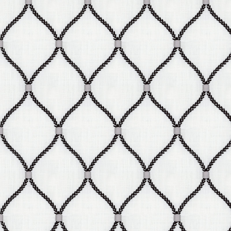 Fabric, White/Gray