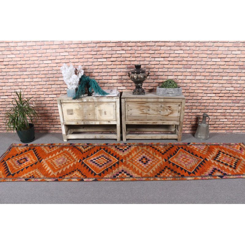 Tapis de couloir turc Herki