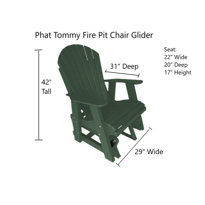 Fauteuil oscillant Phat Tommy Ultimate Campfire, Vert
