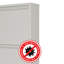 Antibacterial 5 Tier Metal Shoe Cabinet Without Holes-87685208