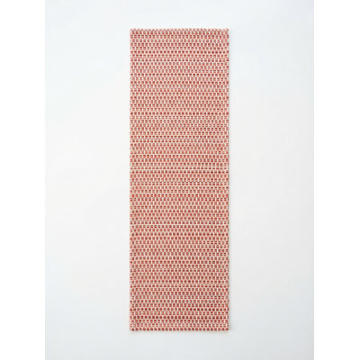 Polished Pink Compass Line Indoor Outdoor Table Runner 14x72