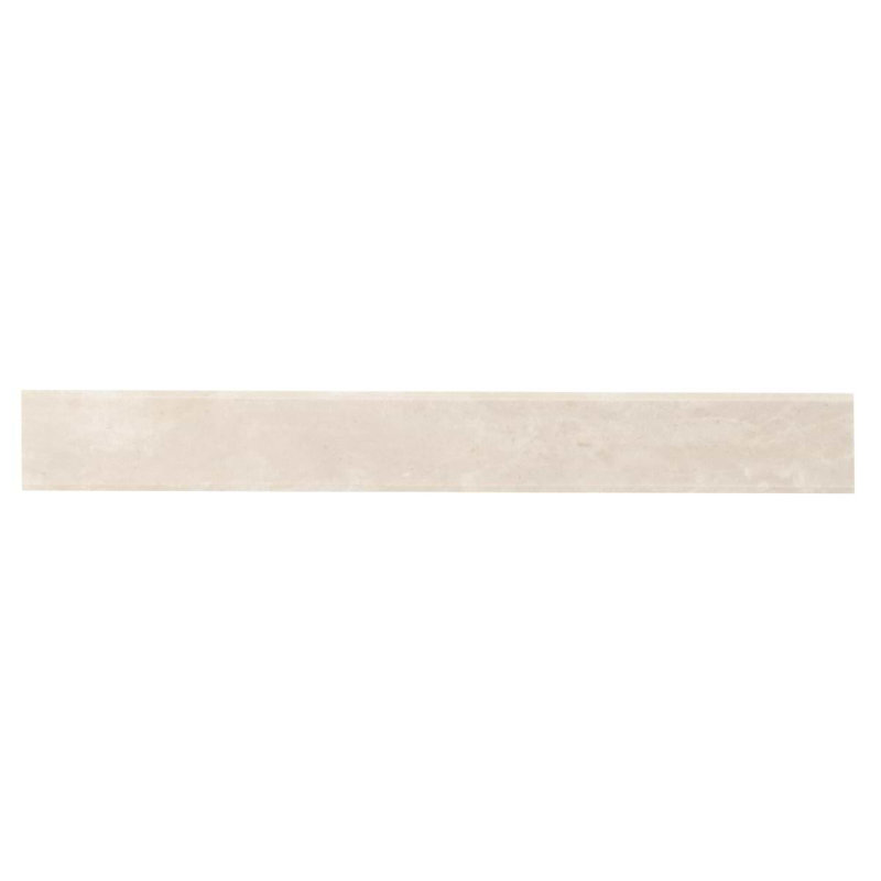 Botticino 1.5 In. X 12 In. Pencil Liner Floor And Wall Tile (0.12 Sq. Ft. / Each)
