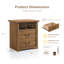 Table de chevet 2 tiroirs Keaton-25735576