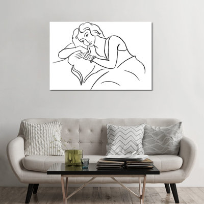 «Elegant Portrait IV» par Ethan Harper - reproduction d'art