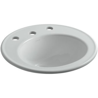 Brookline Circular Drop-In Bathroom Sink with Overflow
