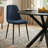 Folmar 39.5" W 5-Piece Round Dining Set with Chenille Chairs-95092221