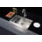 Elysian 35.88'' L Single Bowl Stainless Steel Kitchen Sink