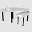 Table basse rotative en bois-616114598
