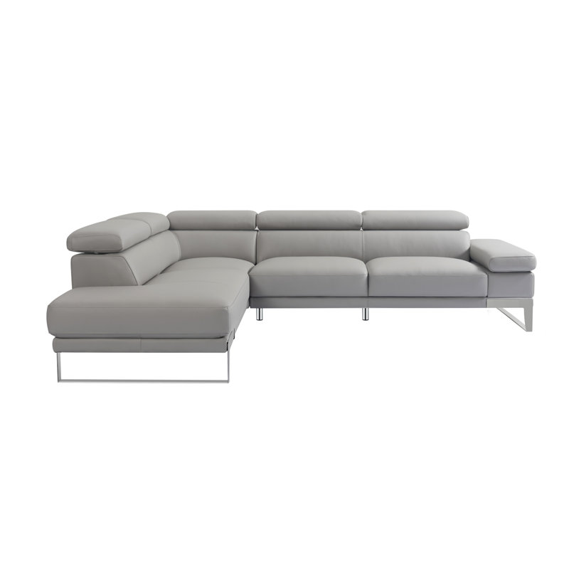 Upholstered L-Shaped Sectional, Accoudoir à droite (vu de face)